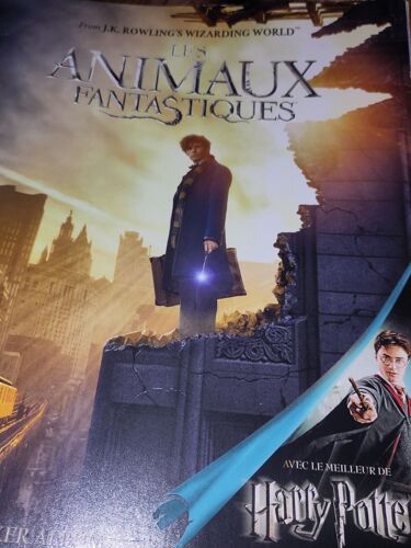 Les Animaux Fantastiques Sticker Album From J.K. Rowling'S Wizarding World Panini Autocollants Avec Le Meilleur De Harry Potter - 2016 - Warner Bros Collection Collector Couverture Réversible Rowling