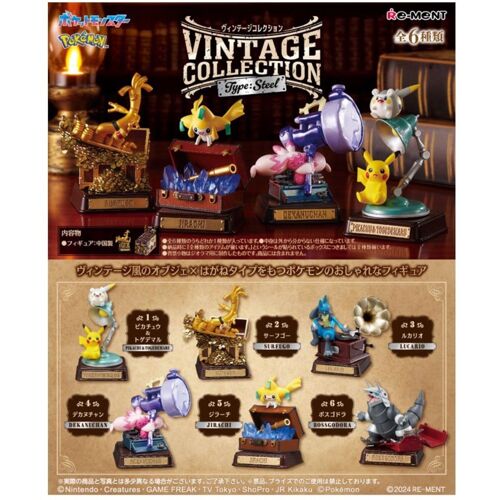 Figurine Pokémon Vintage Collection Type: Steel - Boîte De 6 Pièces