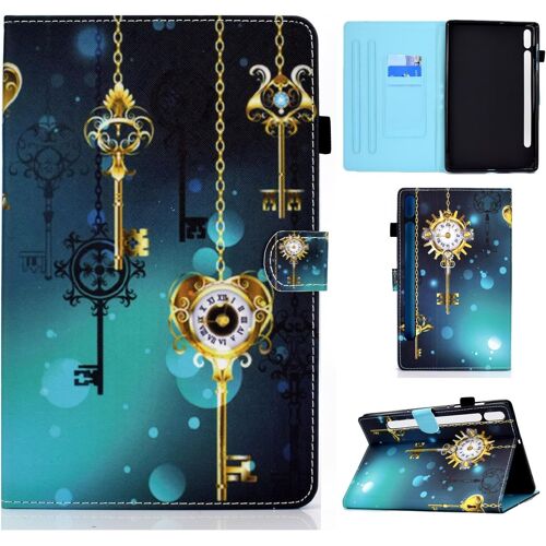 KAL-Coque Pour Lenovo Tab P12 12,7 Pouces 2023 Étui Housse De Protection En Cuir Pu Tablette Cover Avec Veille/Réveil Automatique Et Porte-Stylet Pour Lenovo Tab P12 2023, Antike Uhr