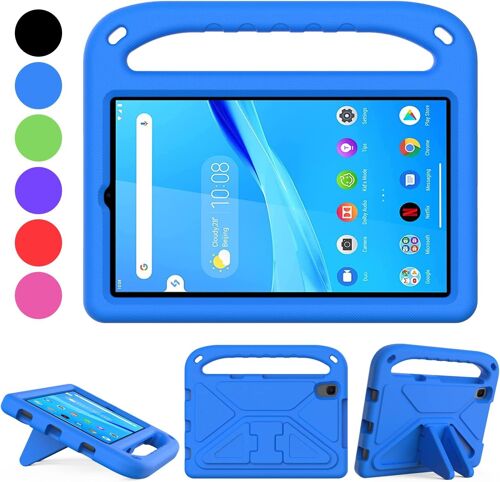 Enfants Coque pour Lenovo Tablette PC Tab M8 8.0"", Léger et Résistant aux Chocs avec Poignée et Support Étui pour Lenovo Tab M8 4th Gen/ M8 3rd Gen/Smart Tab M8/Tab M8 FHD 2019 (Bleu)