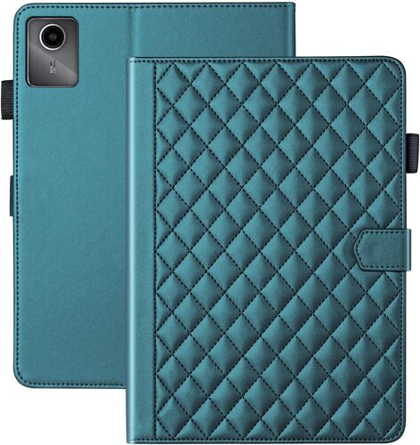 KAL-Coque Pour Lenovo Tab M11 11 Pouces 2024 Tb330 Business Cuir Pu Tablet Étui Pour Lenovo Tab M11 Avec Fente Pour Carte Fonction Stand Vert