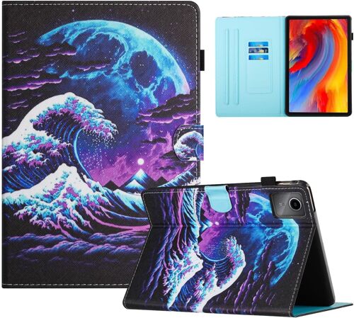Coque Pour Lenovo Tab M11 11"" 2024 Étui Housse De Protection En Cuir Pu Tablette Cover Avec Réveil/Veille Auto Pour Lenovo Tab M11 2024 Tb-331fc, Welle[Coq9127323]
