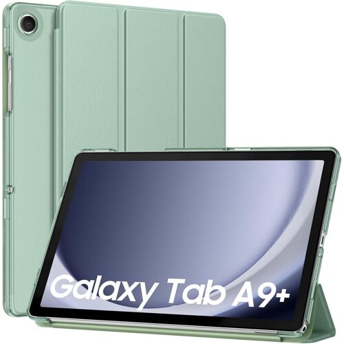 Coque Pour Samsung Galaxy Tab A9+/A9 Plus 11 Pouces 2023, Étui À Rabat Avec Support Mince Housse Antichoc Translucide Protecteur Pc Tablette(Sm-X210/X216/X218), Auto Réveil/Sommeil[Coq9126052]