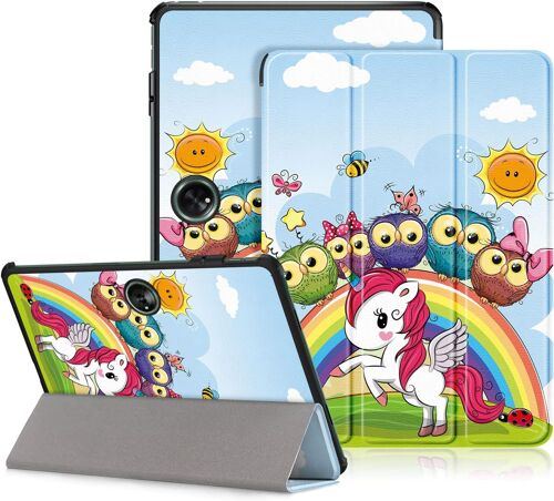 Etui Coque Housse De Pour Oppo Oneplus Pad/Pad 2 11.6 Pouces Tablette 2023 Tri-Fold Smart Folio Tablet Case With Auto Wake,Poney Coloré[Coq9126764]