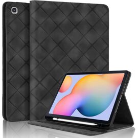 Kal-Coque Pour Samsung Galaxy Tab A 10.1"" 2019 Sm-T510/T515 Avec Fente De Stylo, Flip Cuir Pu Tablet Housse Avec Fonction Support Étui Pour Galaxy Tab A 10.1 2019 - Noir