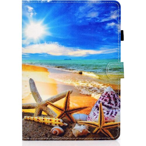 KAL-Etui Compatible Avec Ipad 8Ème Génération 2020 / Ipad 7Ème 2019, Cuir Pu Flip Étui Housse Avec Veille/Réveil Auto, Pour Ipad Air 3 Et Ipad Pro 10.5,Ciel Bleu