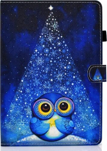 KAL-Coque Compatible Avec Ipad 10.2"", Ipad 8/7 (8E Gén 2020/7E Gén 2019)/Ipad Air 3Rd 10.5/ Ipad Pro 10.5 2017 Cuir Pu Flip Étui Case Housse Avec Support Fonction,Chouette / 1
