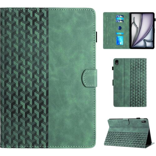 Coque pour iPad Air 6e Génération 11 Pouces (M2) 2024, iPad Air 5e/4e Gén 10,9"" 2022/2020 Housse de Protection Étui à Rabat Coque pour Tablette iPad Air 6/5/4 Gén, Vert