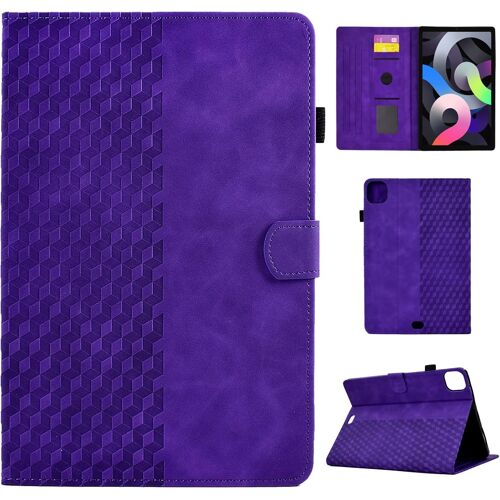 KAL-Coque Pour Ipad Air 11 Pouces M3/M2 (2025/2024), Ipad Air 5E/4E (Modèle 2022/2020, 10,9 Pouces) Housse De Protection En Cuir Pu Étui Case Tablette Étui Smart Cover, Violet