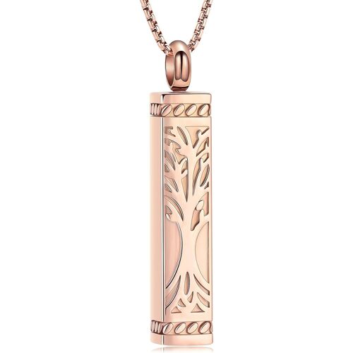 Kal-Collier Funéraire En Forme D'arbre De Vie - Bijou Pour Cendres - Bijou Souvenir Pour Femmes Et Hommes