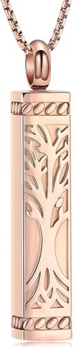 Kal-Collier Funéraire En Forme D'arbre De Vie - Bijou Pour Cendres - Bijou Souvenir Pour Femmes Et Hommes