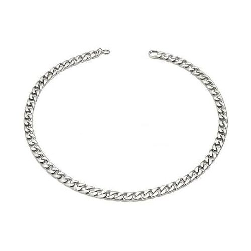 Kal-Collier Homme En Acier Inoxydable ¿ Maille Large Type Gourmette ¿ Élégant Et Durable ¿ Cadeau Pour Homme