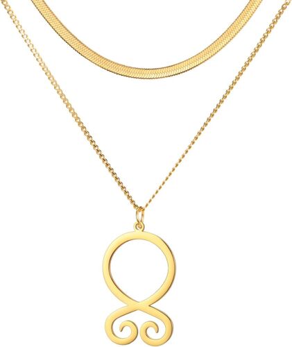 Kal-Collier Croix De Troll Pendentif Viking Acier Inoxydable Croix De Troll Amulette De Protection Bijoux Nordiques Pour Hommes Femmes