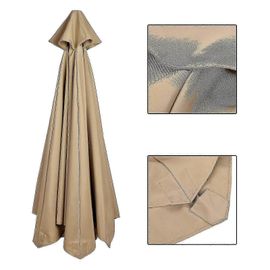 Housse De Rechange Pour Parasol D'extérieur (300 Cm X 6k-Tan), Imperméable, 3 M, 8/6 Baleines