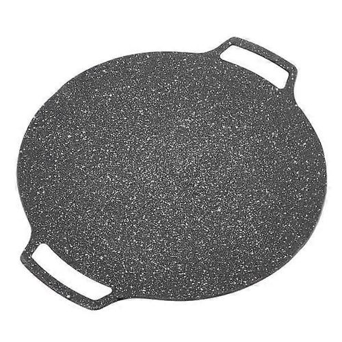 Poêle à frire ronde antiadhésive pour barbecue coréen, pour cuisinière à gaz d'extérieur, 36 cm