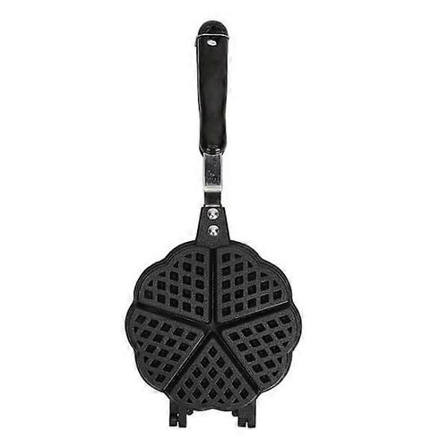 Mini gaufrier 5,9 pouces en alliage d'aluminium et plastique antiadhésif, facile à nettoyer, grille-pain à sandwich pour un usage domestique