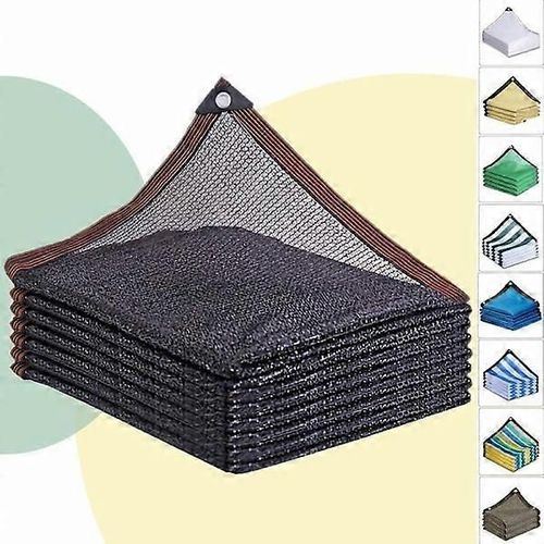 Voile D'ombrage 3 X 4 M Avec 50 % D'ombrage, Protection Uv, Respirante, Rafraîchissante, Pour Balcon Et Jardin