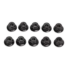 10 pièces écrou de pneu de verrouillage résistant à la Corrosion modèle de voiture RC M5 écrou de bride écrou de pneu de verrouillage noir