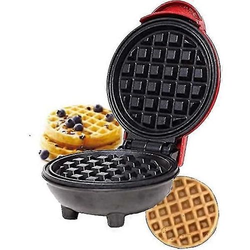 Mini gaufrier, mini gaufrier rond électrique portable, mini gaufrier