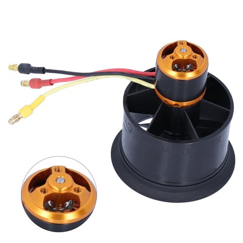 QXMotor QF261150mm moteur sans balais 34S avec ventilateur canalisé à 12 pales pour hélicoptère avion RC (dans le sens inverse des aiguilles d'une montre 4000KV)