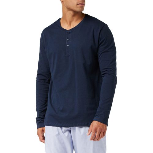 Schiesser T-Shirt De Nuit | Hommes | Bleu Foncé