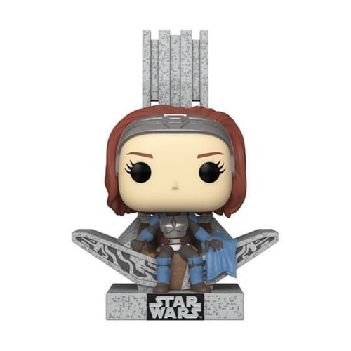 Star Wars: The Mandalorian Pop! Deluxe Vinyl Figurine Bo Katan W/Throne 9 Cm