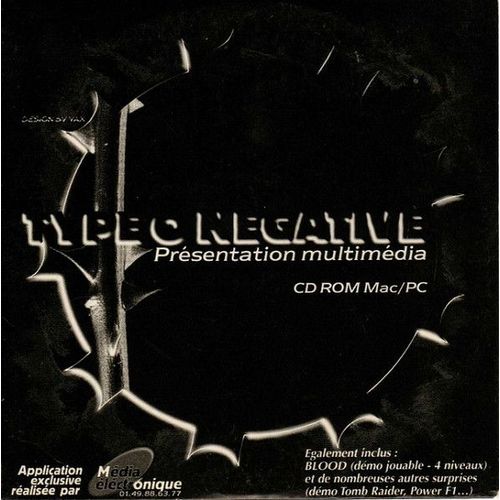 Type O Negative "Tomb Raider" (Cd Rom)
