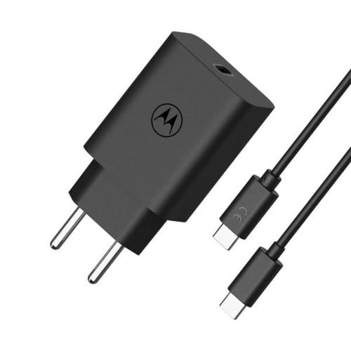 Motorola Charger Turbopower 30w Usb-C W/ 1m C-C Cable Black