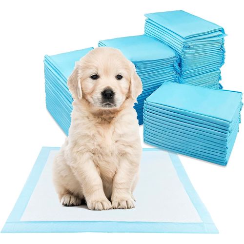 100 Pièces Alese Jetable,Tapis Absorbant Chien,33x45cm Alaise Jetable Tapis Chien Pipi,Tapis De Propreté Chien,Aleze Impermeable,Pee Pad Apprentissage La Propreté Anti-Fuite Résistante