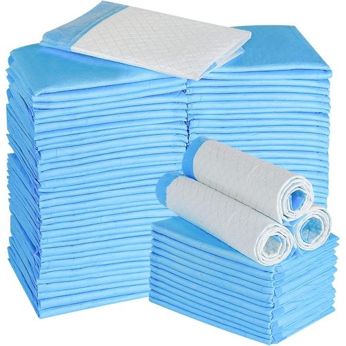 Lot De 100 Tapis Educateurs Pour Chiens Couches Pour Chien Mâle Tapis De Dressage Jetables Pour Chiot-Super Absorbants-Anti-Odeurs-Anti-Odeurs-33 X 45 Cm