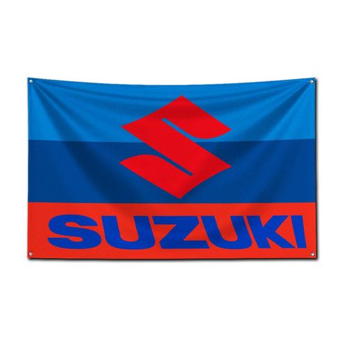 Banderole extérieure imprimée en polyester Suzuki Car,décoration intérieure,sensation de tapisserie,90x2024,150