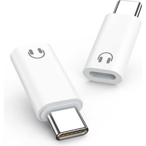 Loc-Adaptateur Lightning À Usb C Pour Casques D'Écoute,Adaptateur Lightning Vers Usb C Audio Pour Iphone 16E/Iphone 16/15 Pro Plus,Pas Charge/Transfert De Données/Micro/Orateurs