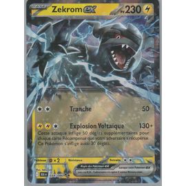 Carte Pokémon - Zekrom Ex - 034/086 - Ultra-Rare - Ev10,5 Foudre Noire