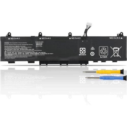 53Wh CC03XL Laptop Batterie pour HP EliteBook 830 835 840 845 G7 G8, ZBook Firefly 14 G7 G8, Probook 635 Aero G7 G8, MT32 Mobile Thin Client L78555-005 L77608-421 L77608-1C2 L77608-2C1 CC03053XL-PL