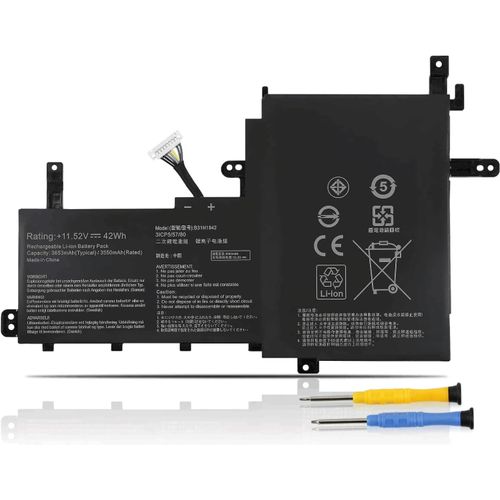 B31N1842 Batterie pour ASUS VivoBook S15 S531FA S531FL K531FA K531FL X531FA X531FL M513IA M513UA K513EA K513EQ F513EA F513EP S513EA S513EP S513EQ V531FA V531FL X513EA X513EP X513EQ X513IA