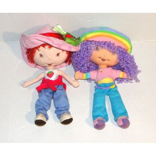 charlotte aux fraises et son amie baba hortensia lot de 2 poupée de chiffon bandai 26cm