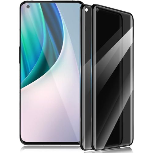 2 Pièces Verre Trempé Anti Espion Pour Oneplus 10 Pro Protection D'écran, Dureté 9h Glass Anti Rayures - Confidentialité Protection En Écran