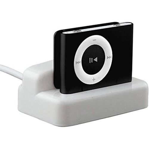 KALANKA-Station Dock d'accueil Chargeur Synchro données USB pour Apple iPod Shuffle 2G, 3G Blanc