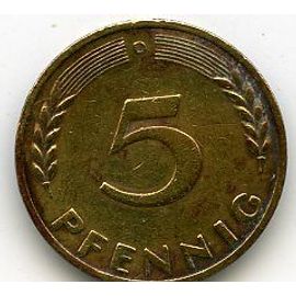 Allemagne 5 Pfennig 1949 Atelier D
