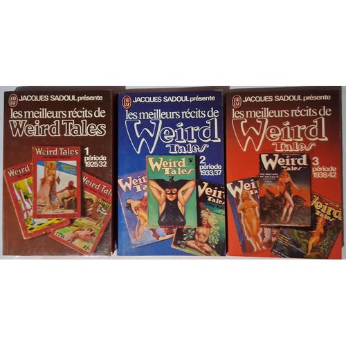 Les Meilleurs Récits De Weird Tales - Complet En 3 Volumes