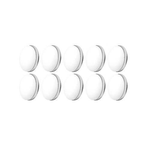 10pcs Poids de rideau magnétique Drapery Poids Magnet Shower Rideau Poids Bottom pour Rideau de Nappe, blanc