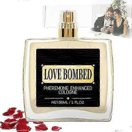 2025 Love Bombed - Eau De Cologne Aux Pheromones Pour Homme, Parfum En Spray Pour Homme Love Bombed, Eau De Cologne Hypnotique Parfumee Aux Pheromones 50 Ml 
