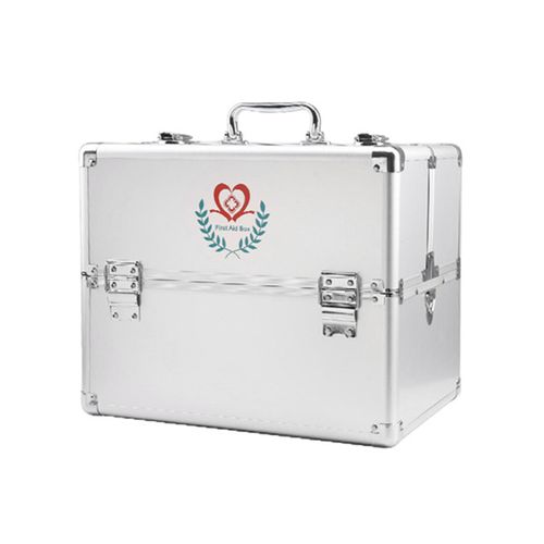 Armoire A Pharmacie Murale En Alliage D'aluminium, Double Ouverture, Multicouche