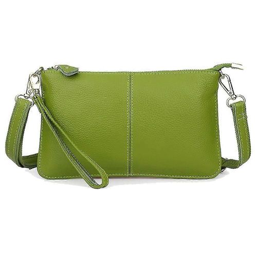 Sac bandouliere en cuir veritable pour femme, tendance et polyvalent.