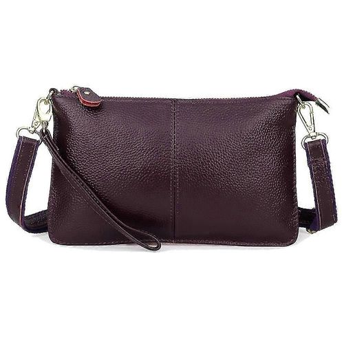 Sac bandouliere en cuir veritable pour femme, tendance et polyvalent.