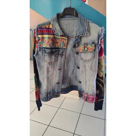 Veste En Jeans Bi-Matière Desigual Taille 36