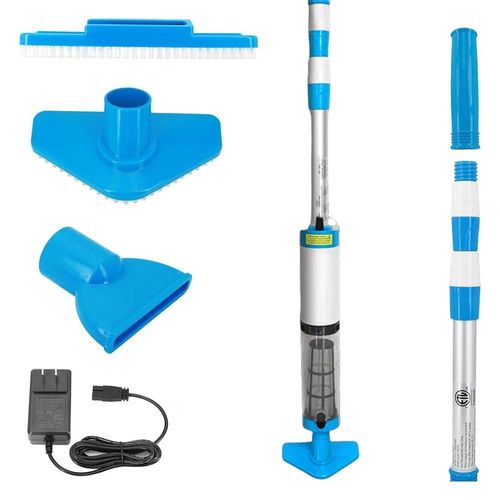 Aspirateur de piscine portatif sans fil 3 en 1, Rechargeable, adapté aux débris de sable de baignoire centrale de Spa-EU Plug