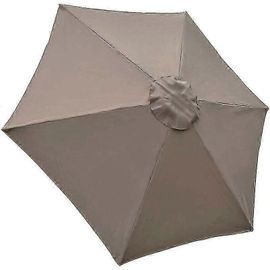 Housse De Rechange Pour Parasol, 6 Baleines, 2 M, Impermeable, Anti-Uv, Tissu De Rechange, Kaki
