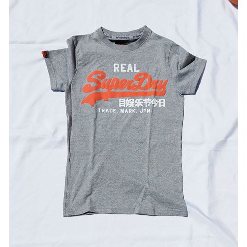 T-Shirt Marque Superdry Logo Real Taille S
