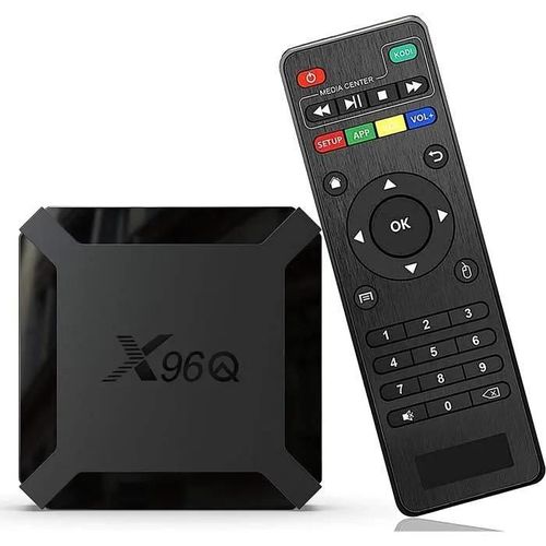 Box Tv Android 10.0 - Boitier Iptv Tv 4K Hd X96Q Mini - 2Go Ram - 16Go Rom Box Android Tv Wifi 2.4G H313 Cpu Cortex A53 - Lect[32]